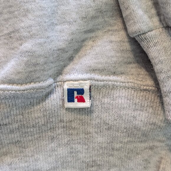 Vintage Grey Russell Athletics Blank Crewneck Made in USA - Size XXL - Picture 3 of 4